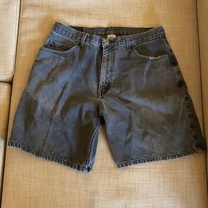 Vintage mom black denim shorts